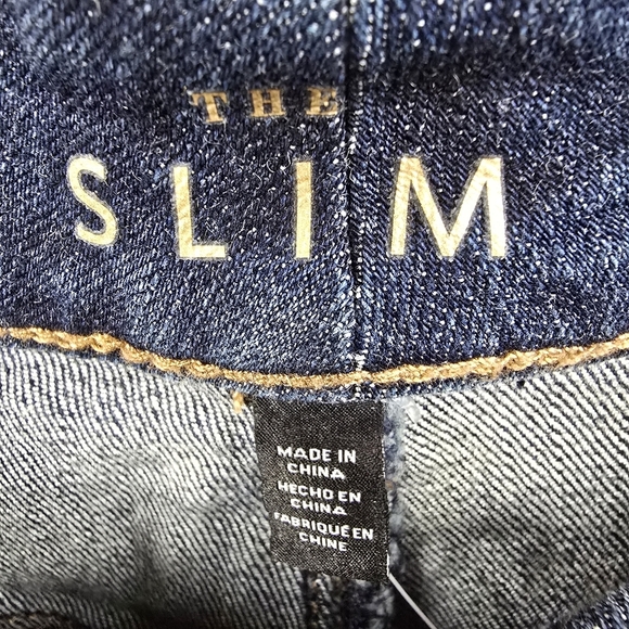 WHBM Sequin Lace Jeans The Slim Size 12S NWT - Picture 8 of 16